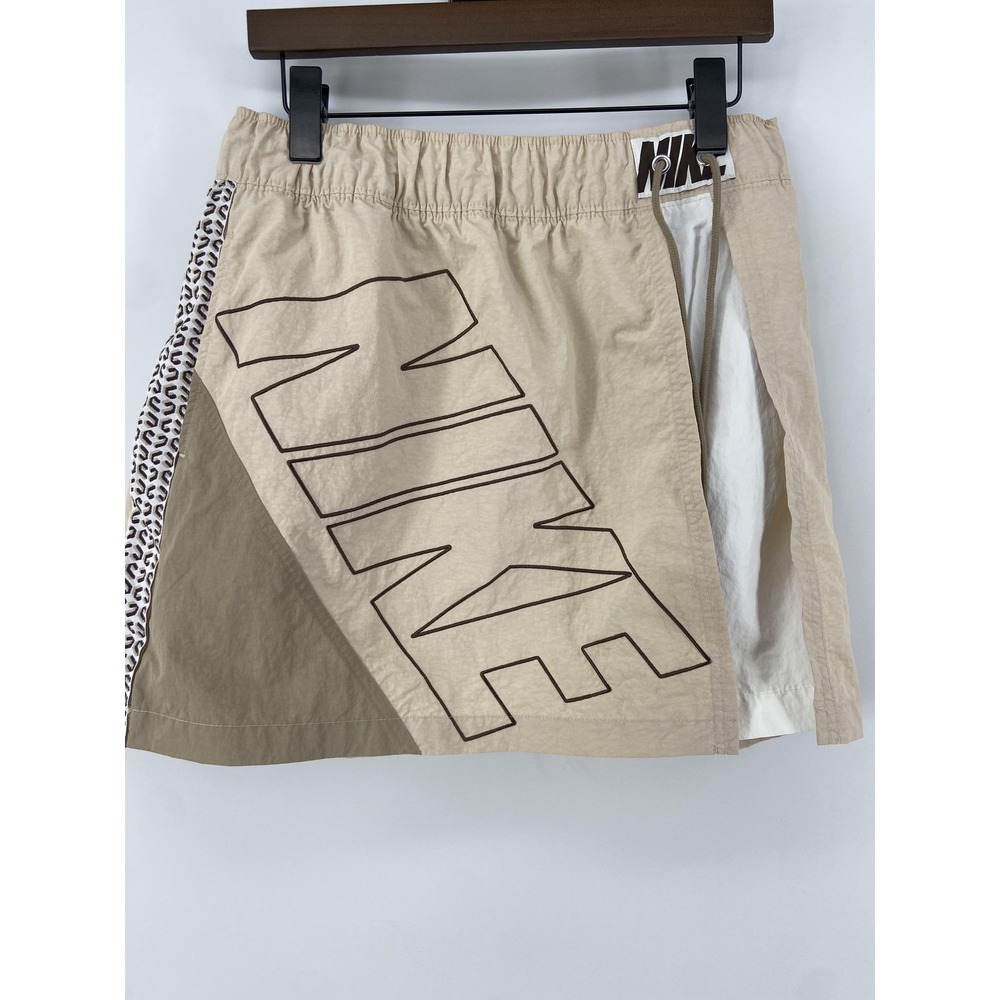 Nike Woven Skirt Womens L Tan FD6946-126 Sporty Streetwear Skort Tennis Casual